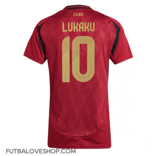 Dres Belgicko Romelu Lukaku #10 Domáci pre Ženy ME 2024 Krátky Rukáv